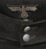WWII German Model 1943 Army Panzer Field Cap with Traditions Badge
