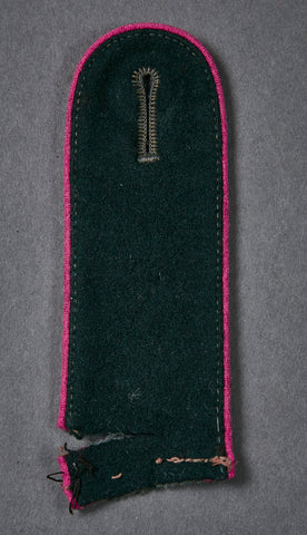 German WWII Early Single Sew In Shoulder Board for Panzer Enlisted Man