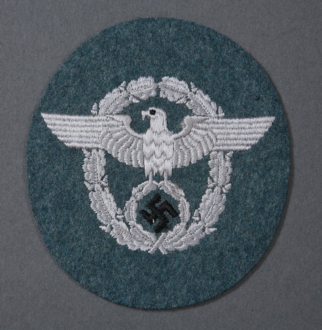 German WWII Police Sleeve Eagle