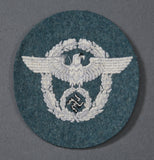 German WWII Police Sleeve Eagle