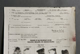 German WWII Preliminary Record for POW Report