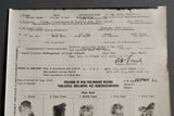 German WWII Preliminary Record for POW Report