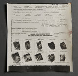 German WWII Preliminary Record for POW Report for Wilhelm Frick