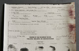 German WWII Preliminary Record for POW Report for Leopold Bürkner
