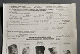 German WWII Preliminary Record for POW Report for John Ernst von Freyend