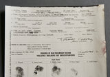 German WWII Preliminary Record for POW Report for Franz Seldte Tobias Wilhelm