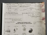 German WWII Preliminary Record for POW Report for Erich Dethleffsen