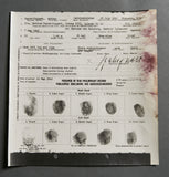 German WWII Preliminary Record for POW Report for Arthur Seyes