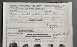 German WWII Preliminary Record for POW Report for Friedrich Wilhelm Kritzinger