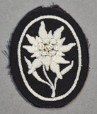 German WWII SS (Gebirgstruppen) Sleeve Edelweiss