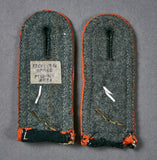 German WWII Set of Army Sew On Shoulder Boards for a Recruiter