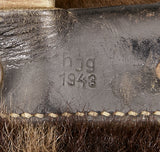 German Wehrmacht Signalman's Pony Fur Backpack
