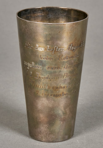 Shooting Competition Silver Goblet from the Tim Calvert Collection