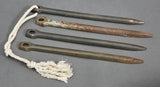 German WWII Set of 4 Tent Pegs