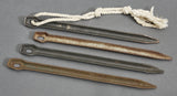 German WWII Set of 4 Tent Pegs