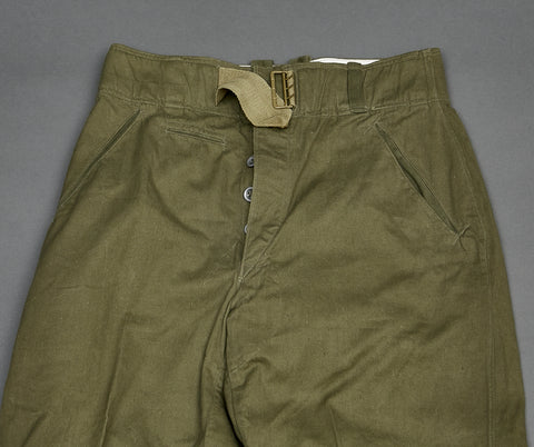 German WWII Wehrmacht Tropical Straight Leg Trousers – The Ruptured Duck,  LLC