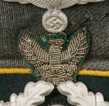 WW2 German Army Cavalry Visor Cap w/Traditional Badge