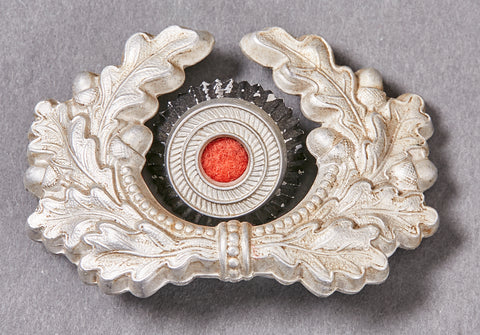 German WWII Army Wreath and Cockade for Visor Cap