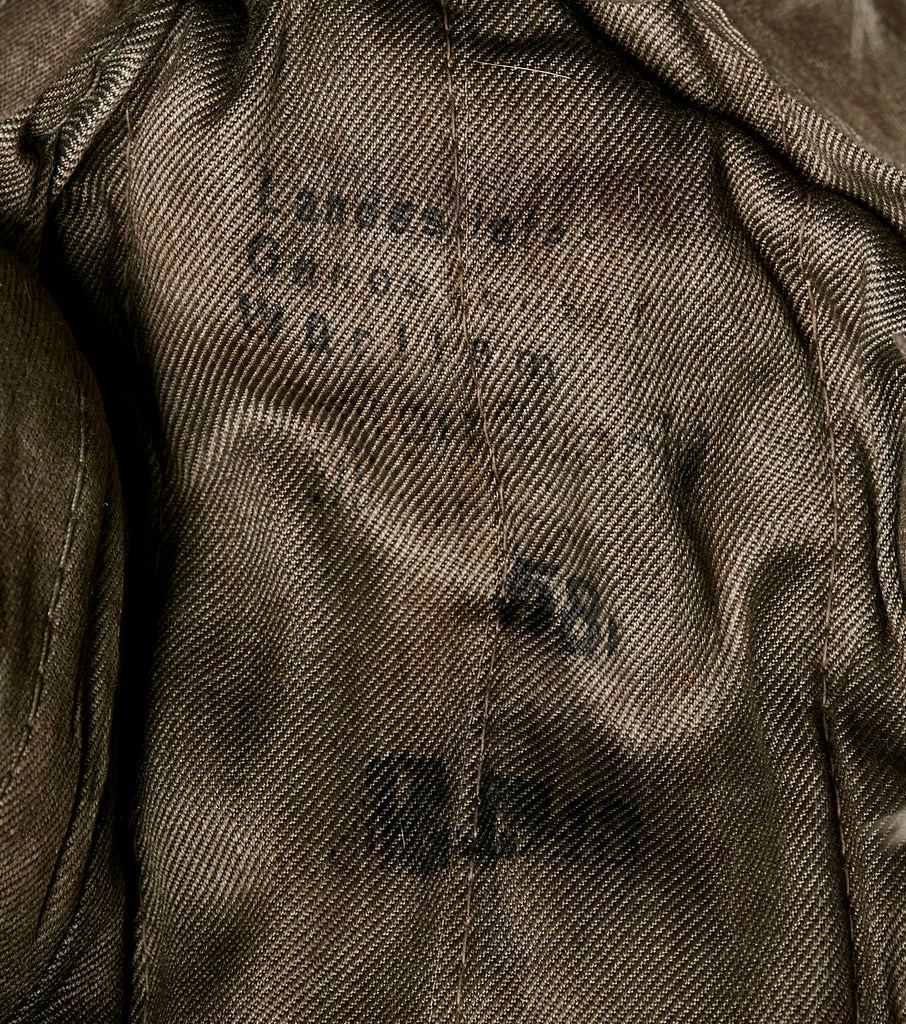 WWII German Waffen SS Special Leather Rabbit Fur Cap – The Ruptured ...