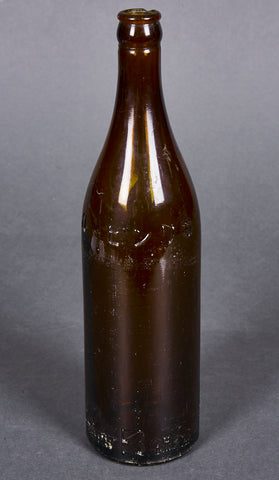 Japanese WWII Beer Bottle Amber Colored from the Truk Lagoon Wreck