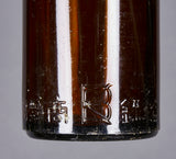 Japanese WWII Beer Bottle Amber Colored from the Truk Lagoon Wreck