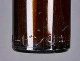Japanese WWII Beer Bottle Amber Colored from the Truk Lagoon Wreck