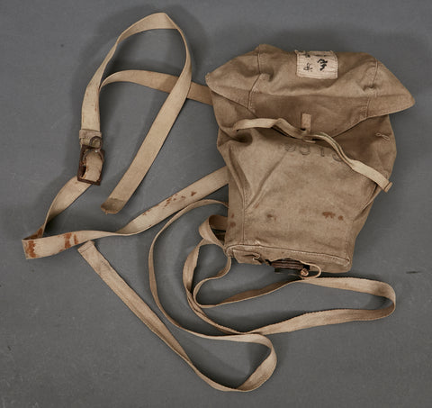 Japanese WWII Gas Mask Bag and Filter