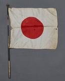 WW2 Japanese Hinomaru Flag with Retractable Pole