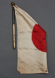 WW2 Japanese Hinomaru Flag with Retractable Pole