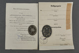 Large Medal, Document and Soldbuch Grouping to Artillery Soldier