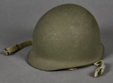 WWII US M-1 Helmet, Matching Name Inland Liner