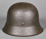 RARE, Very Late War Model 1942 German Army "Double Decal" Helmet